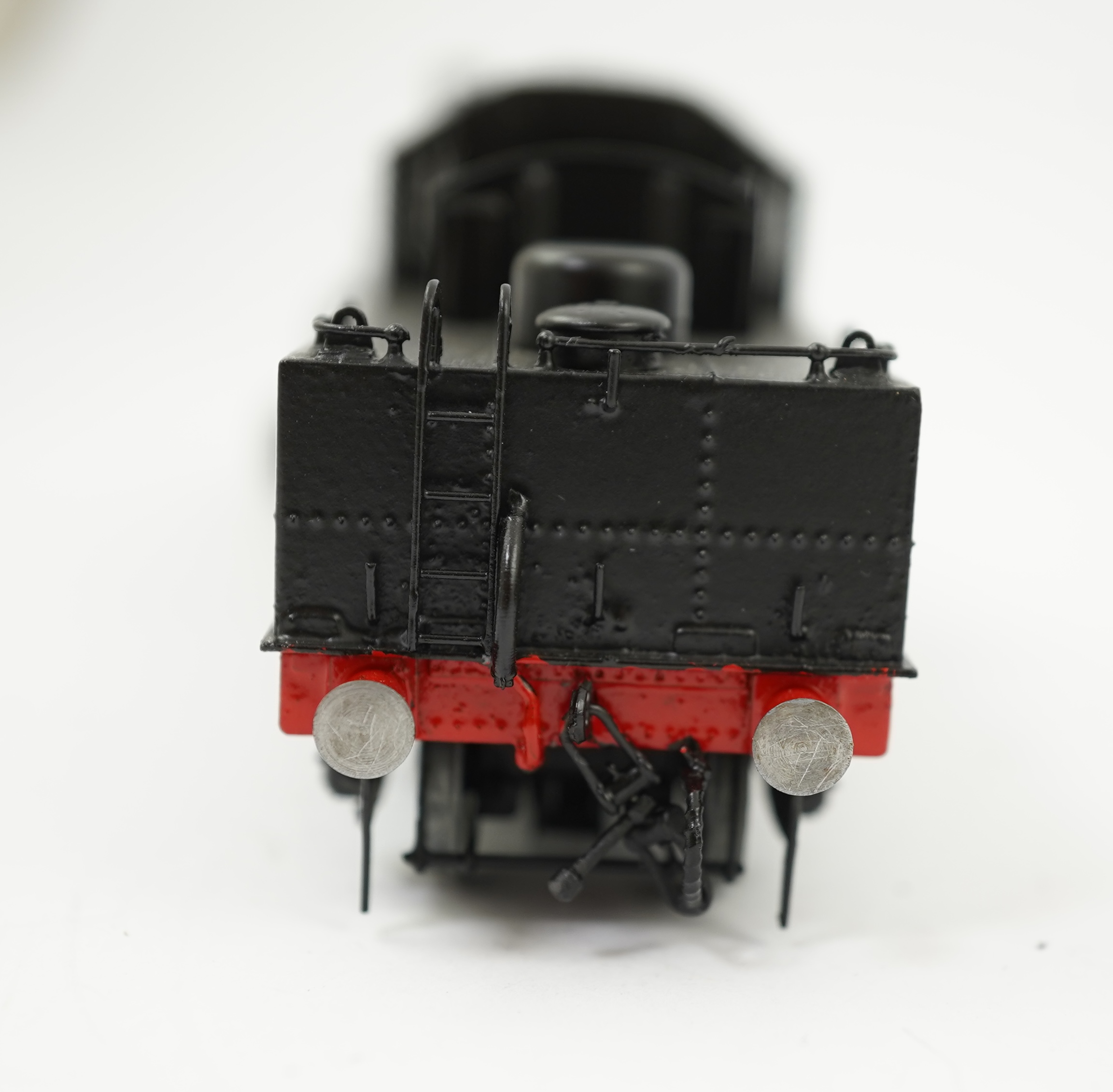 Two 00 gauge brass and white metal kit built BR tender locomotives; a Standard Class 2 2-6-0, 46437, together with a Standard Class 3 2-6-0, 77014, constructed, painted and lined to a high standard, both motored for two